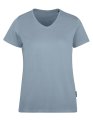 Dames T-shirt V HRM Luxury V-Neck Tees Sky Blue